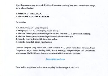 lowongan kerja pertambangan batu bara_a333f2f3a.jpg