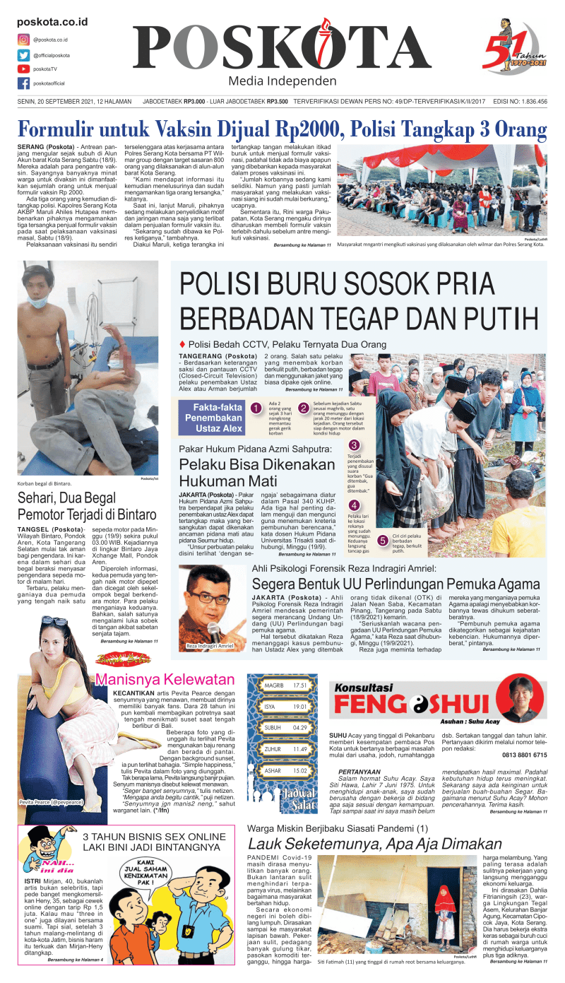 Iklan Baris Poskota Hari Ini