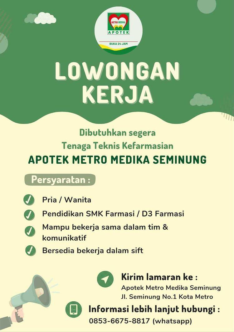 Info Lowongan Kerja Lampung Tengah