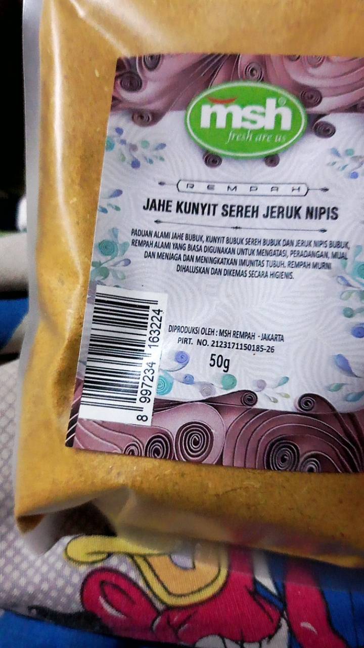 Kunyit Jahe Sereh Jeruk Nipis