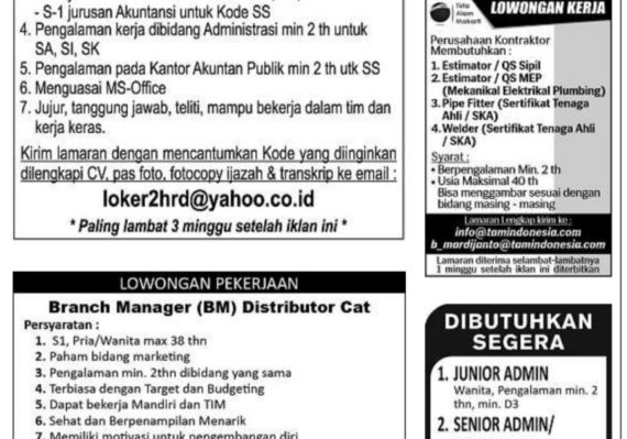 lowongan iklan baris kompas hari ini_9eec8e947.jpg