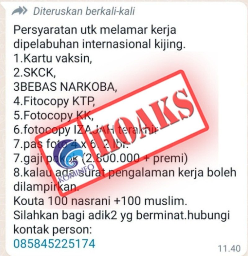 Lowongan Kerja Kabupaten Sanggau Terbaru