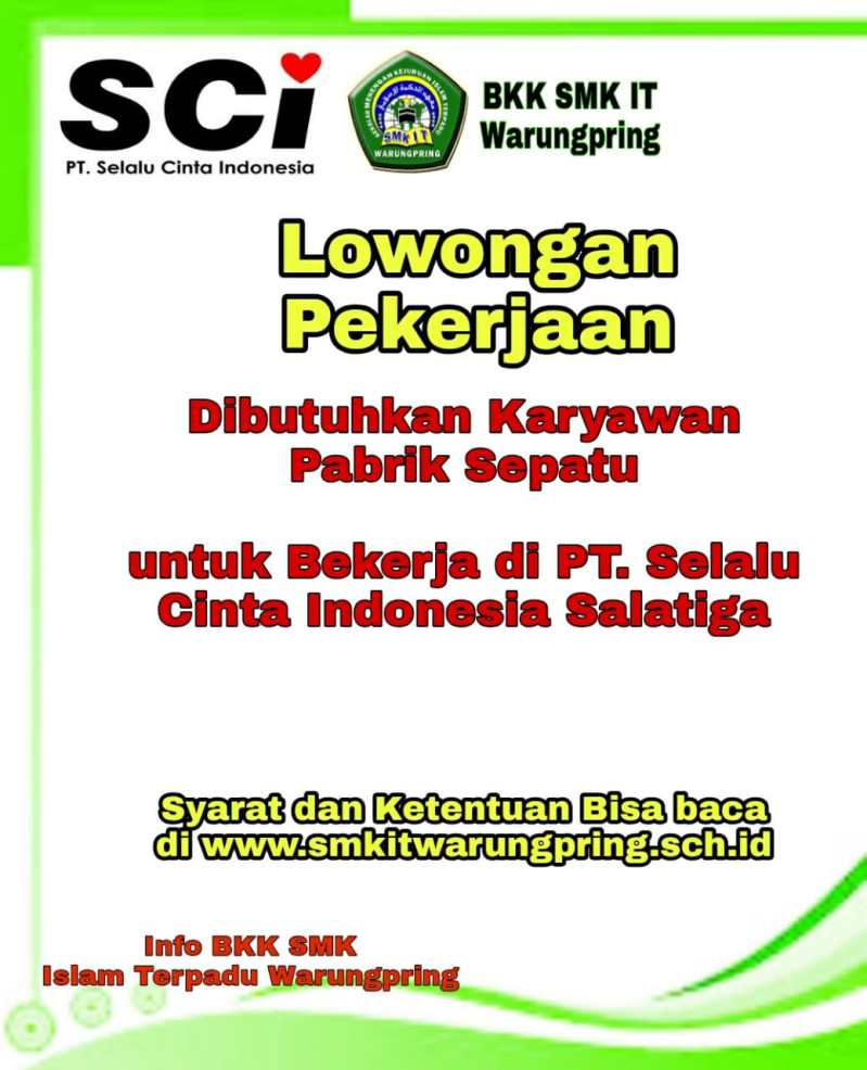 Lowongan Kerja Kota Pasuruan Terbaru