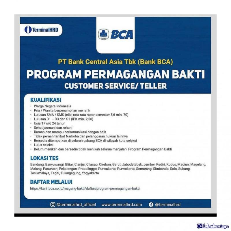 Lowongan Kerja Di Bank Indonesia Lulusan Sma
