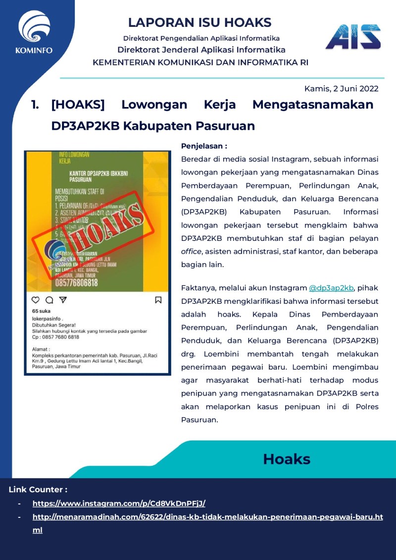 Lowongan Kerja Di Kabupaten Pasuruan