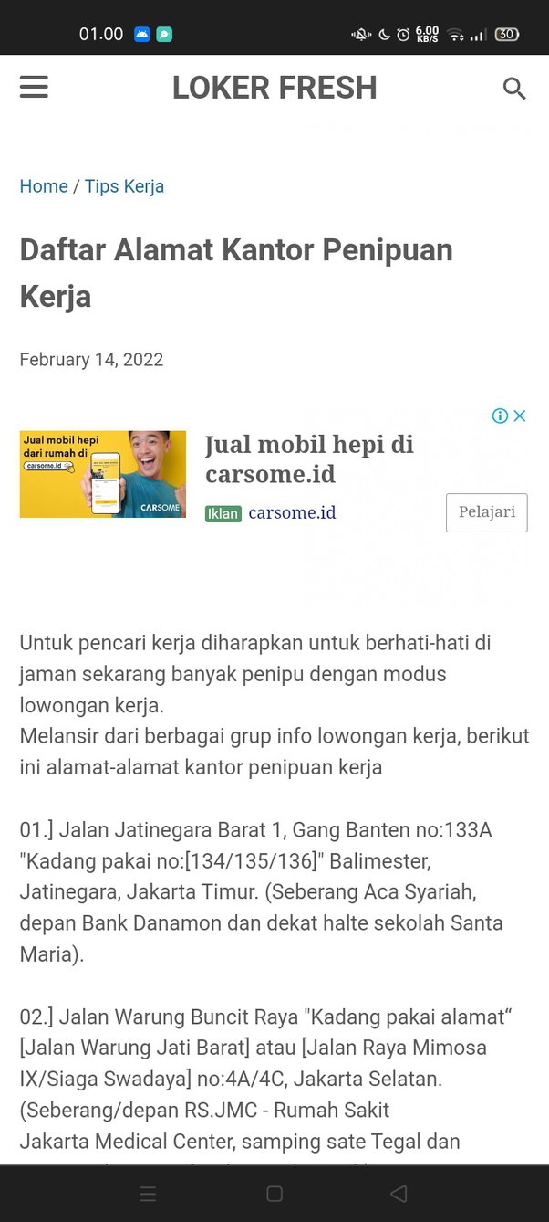 Lowongan Kerja Sambil Kuliah Di Madiun